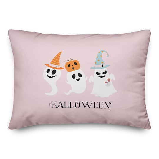 Halloween Ghosts Throw Pillow